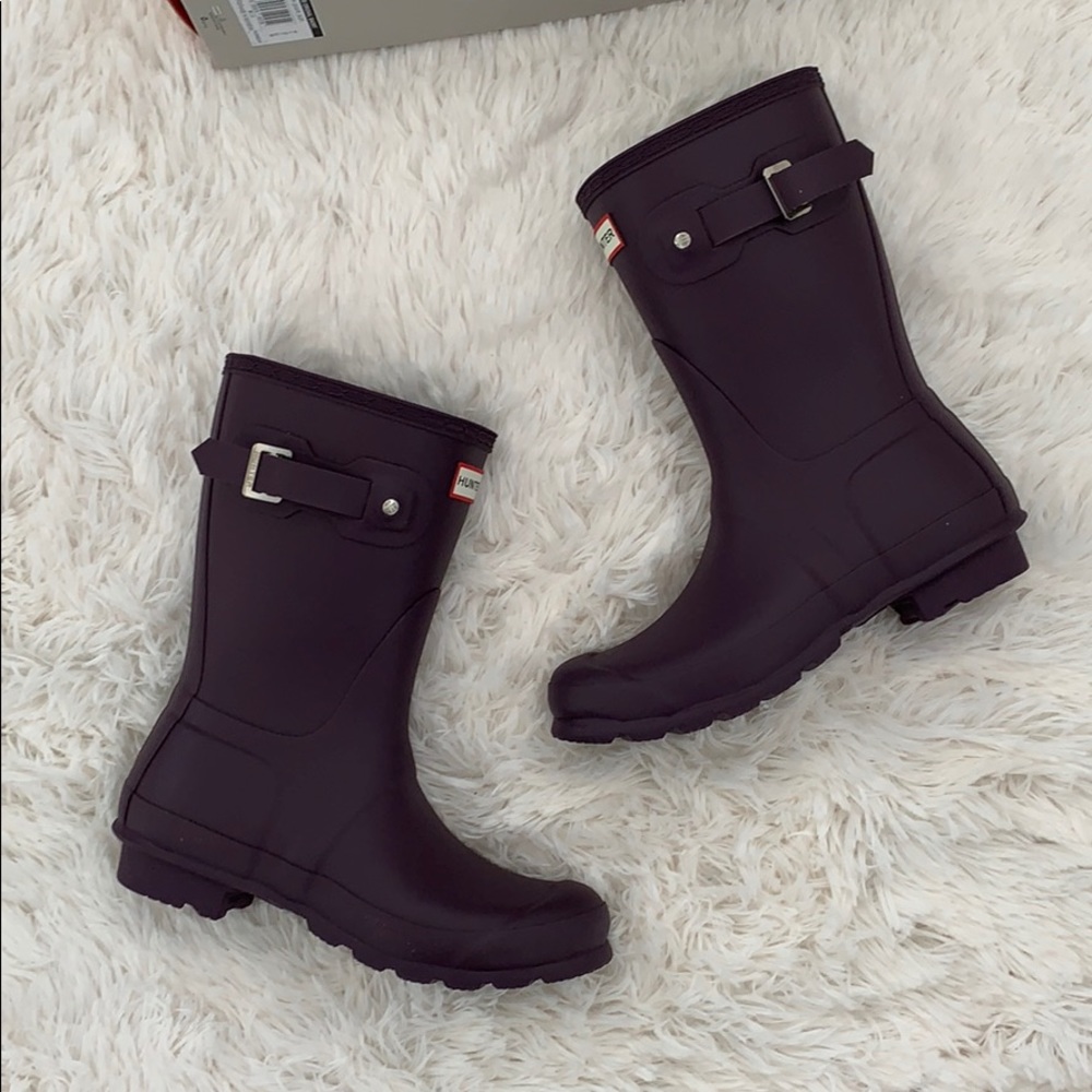 Brand new Hunter original short matte rain boots